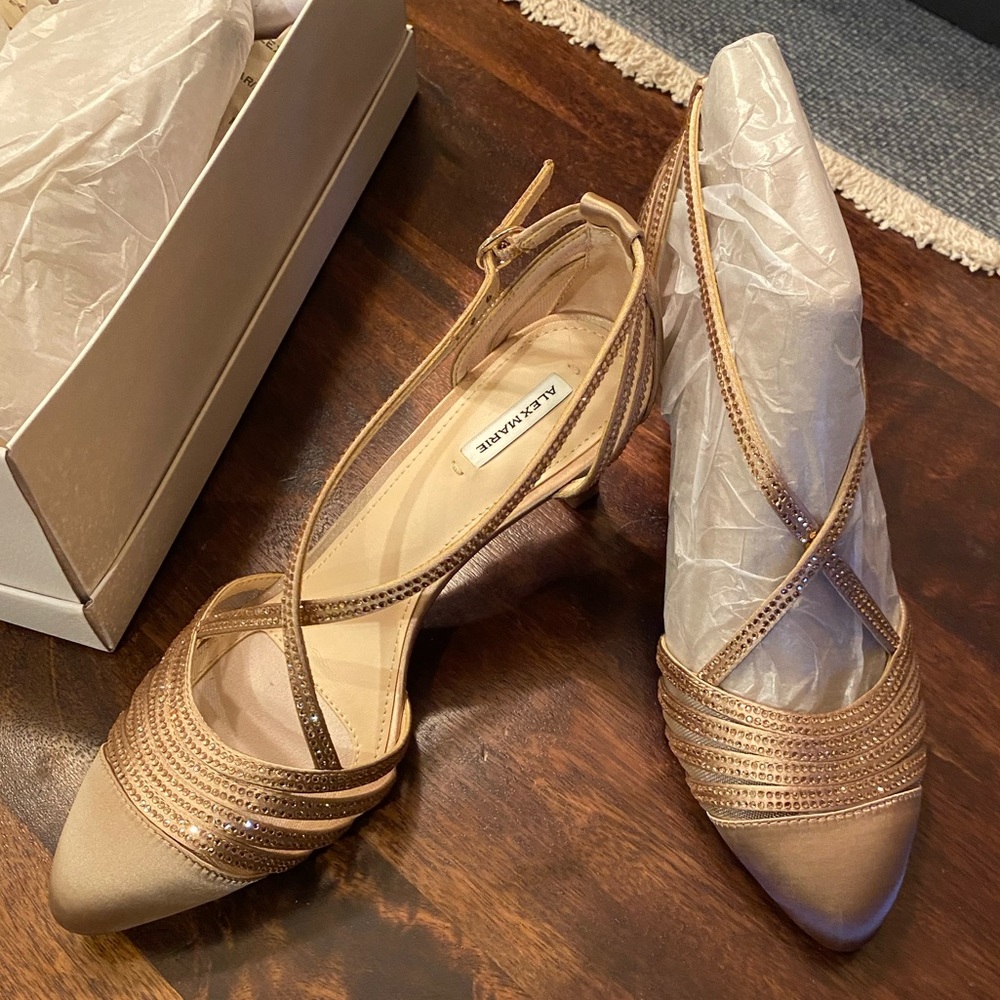 Alex Marie Tamera Satin Mesh